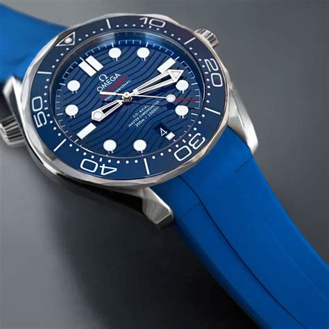 best straps for omega seamaster 300m|omega seamaster original rubber strap.